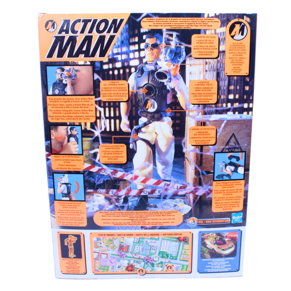 Action Man Mission Reporter 1998 Hasbro OVP | Kamera Figur | Hoppla-Stuff